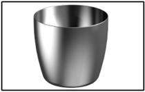 Chén nung Bạch Kim Platinum Crucible