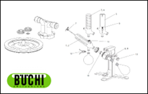 Các loại phụ kiện Buchi- phu kien spare parts bơm chân không